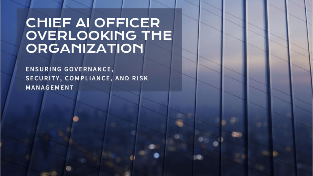 Chief AI Officer Overlooking the Organization