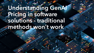 Software Vendors will face a new reality in software pricing when using GenAI